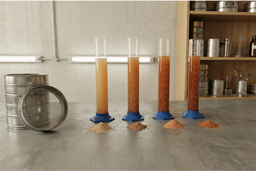 GRANULOMETRIA PENEIRAMENTO E SEDIMENTACAO